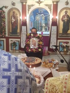 Τελέστηκε Πανηγυρικός εσπερινός στον ιερό ναό Εισόδια Υπεραγίαν Θεοτόκου στην Κωνωπίνα:(Φωτο)