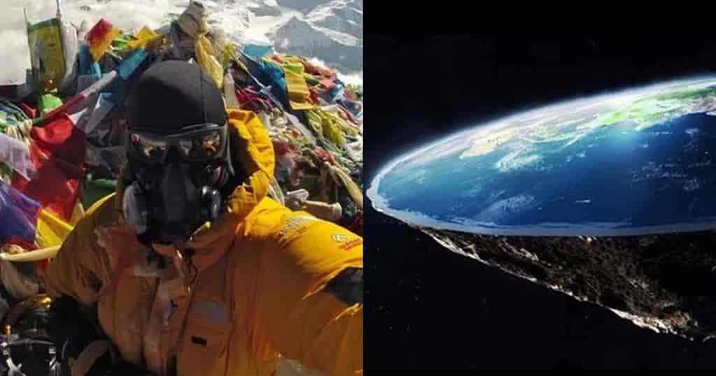 ΔΕΟΣ:Η Selfie από το Έβερεστ που Αποδεικνύει αν η Γη είναι Επίπεδη ή Στρογγυλή