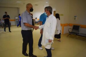 Επίσκεψη Βαρεμένου στο Νοσοκομείο Αγρινίου: «Κίνδυνος κατάρρευσης των υπηρεσιών του»