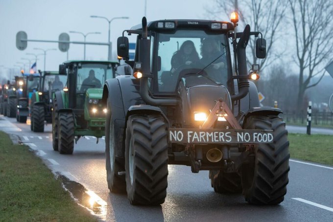 Η κάθοδος των αγροτών στην ΟΛΛΑΝΔΙΑ,πρωτοφανής διαμαρτυρία και ξεσηκωμός!ΒΙΝΤΕΟ